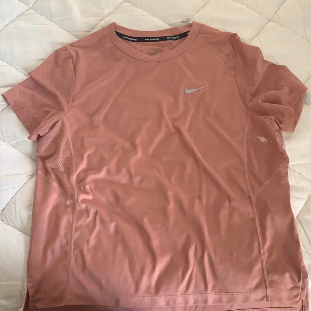 Pink Nike workout shirt